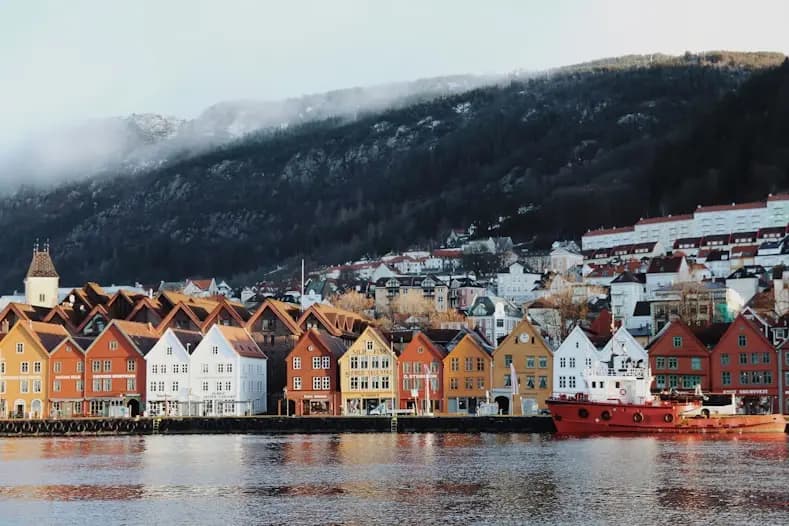 Bergen city waterfront